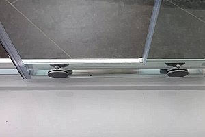 Душевой уголок Aquanet Alfa NAA1131 150х80 стекло прозрачное/профиль хром купить в интернет-магазине Sanbest