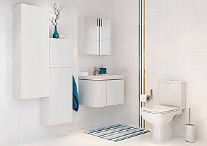 Унитаз Cersanit COLOUR Clean On 011 3/5 DPL EO с крышкой микролифт, с бачком, безободковый купить в интернет-магазине Sanbest