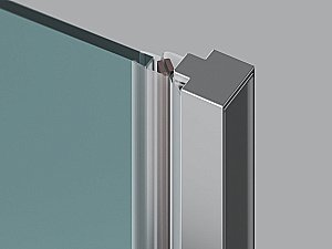 Душевая дверь Ravak COSD1-80 X0VV40A00Z1 профиль хром/прозрачное стекло купить в интернет-магазине Sanbest