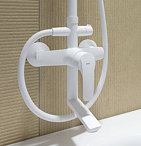 Душевая система Iddis Ray RAYWT3Fi06 белый матовый купить в интернет-магазине сантехники Sanbest