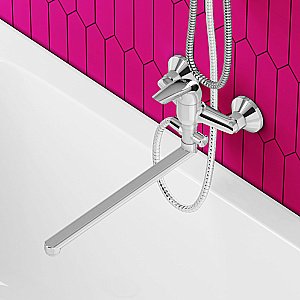 Смеситель для ванны Dorff Stark D1109500 хром купить в интернет-магазине сантехники Sanbest