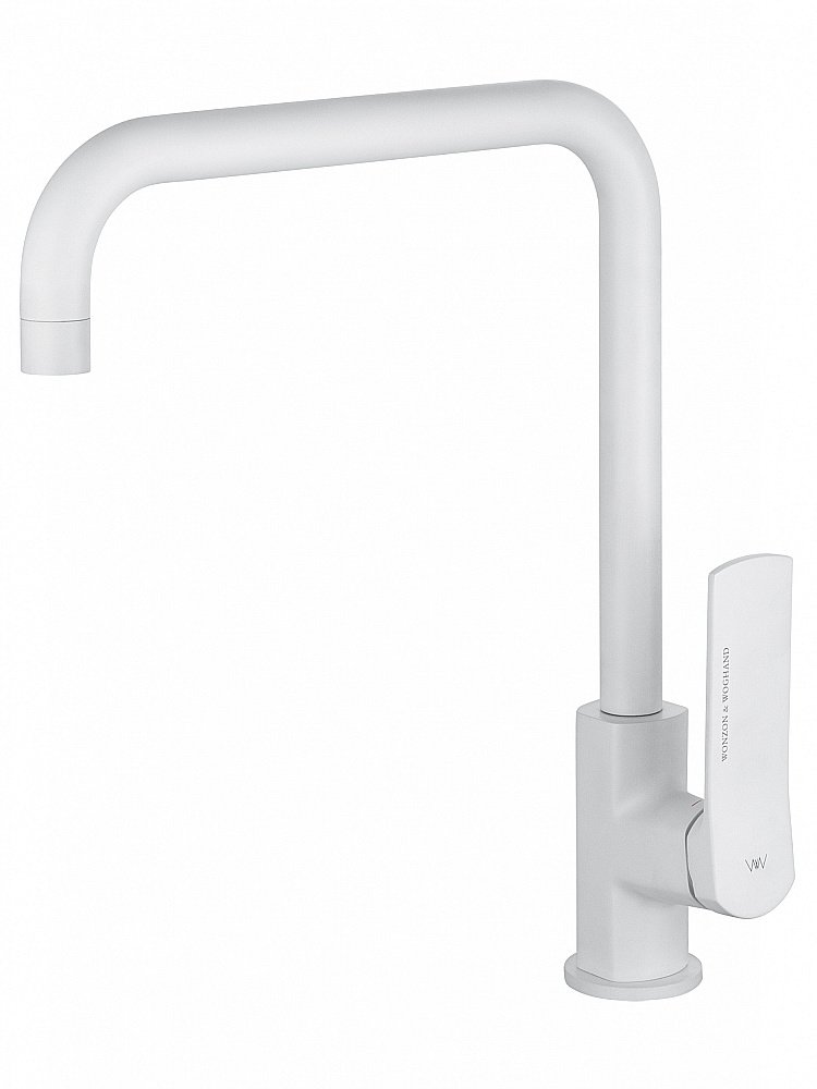 Смеситель для кухни WONZON & WOGHAND, Белый матовый (WW-L1006-MW) купить в интернет-магазине сантехники Sanbest