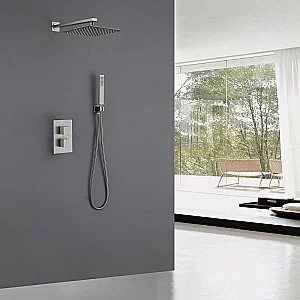 Душевая система ABBER Daheim AF8251SP сатин купить в интернет-магазине сантехники Sanbest