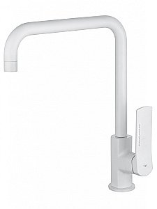 Смеситель для кухни WONZON & WOGHAND, Белый матовый (WW-L1006-MW) купить в интернет-магазине сантехники Sanbest