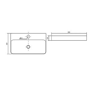 Раковина Aquatek 60 AQ3241-00 белая купить в интернет-магазине Sanbest