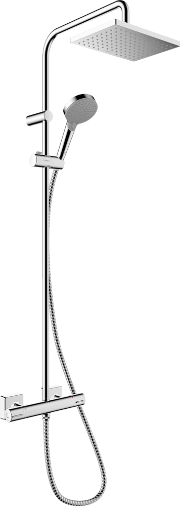 Душевая колонна Hansgrohe Vernis Shape Showerpipe 230 1jet 26286000 купить в интернет-магазине сантехники Sanbest