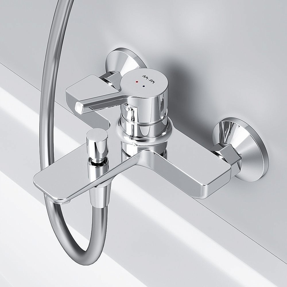 Смеситель для ванны AM.PM X-Joy F85B10000 купить в интернет-магазине сантехники Sanbest