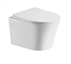 Унитаз CeruttiSpa ADIGE ARIA CT7837 безободковый, с крышкой микролифт купить в интернет-магазине Sanbest