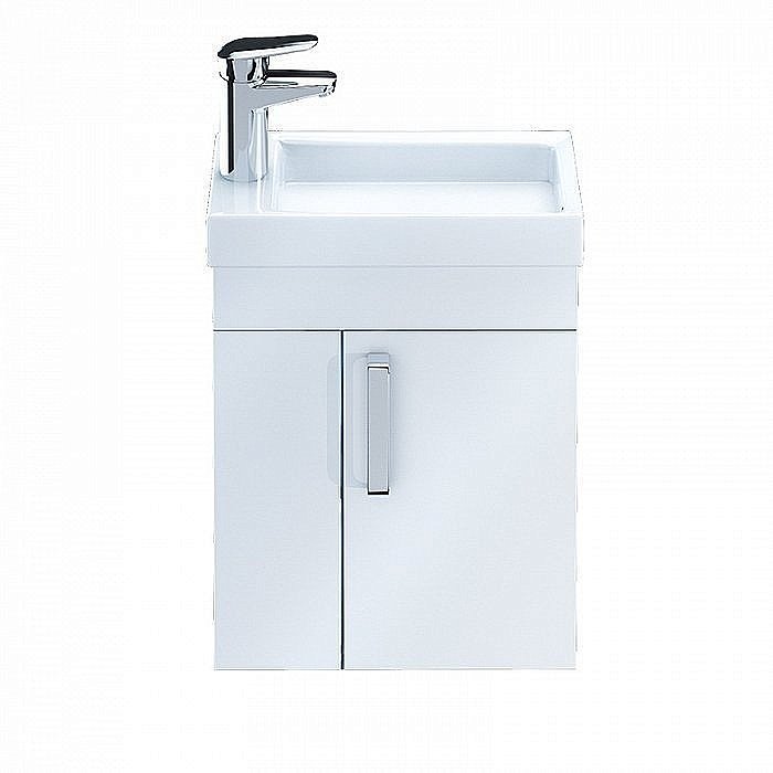 Тумба с раковиной IDDIS Torr 40 белая для ванной в интернет-магазине Sanbest