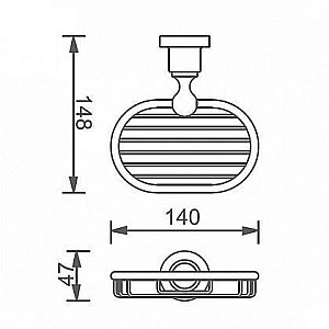 Мыльница Aquanet 3811 купить в интернет-магазине сантехники Sanbest