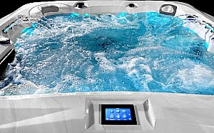 Минибассейн Радомир Март 1-30-0-0-9-360 230х230, с термочехлом и панелями цвет серый купить в интернет-магазине Sanbest