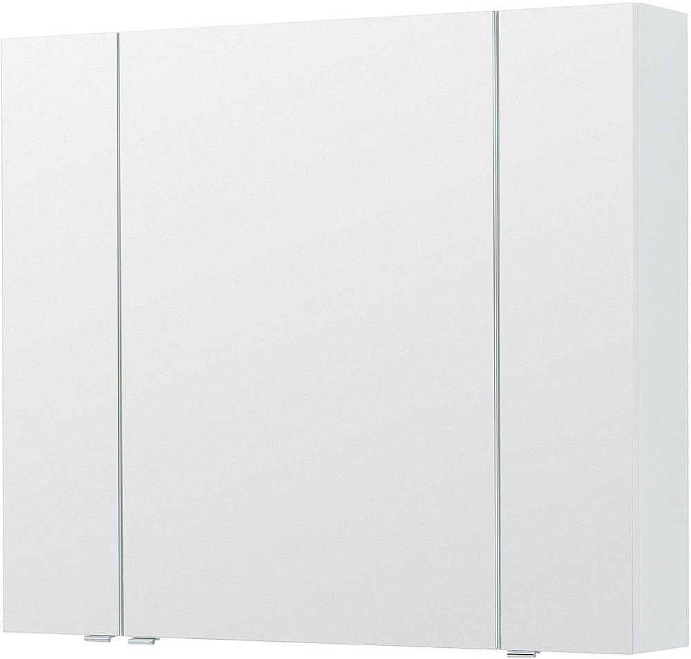 Зеркальный шкаф Aquanet Алвита New 100 Белый матовый купить в интернет-магазине сантехники Sanbest