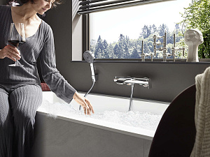 Душевая лейка Hansgrohe Pulsify Select Relaxation 24100000 хром купить в интернет-магазине сантехники Sanbest