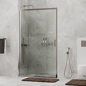 Душевая дверь WasserKRAFT Tauber 64S05 120 стекло прозрачное/профиль никель купить в интернет-магазине Sanbest