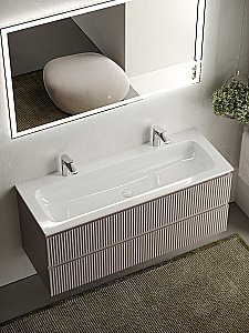 Тумба с раковиной Sancos SNOB R SNR120SM 120 Doha Soft для ванной в интернет-магазине Sanbest