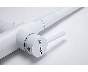 Смеситель для кухни Paulmark Salix Sa213419-WH белый матовый купить в интернет-магазине сантехники Sanbest