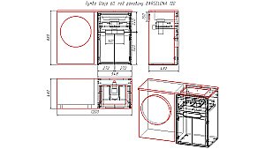 Тумба с раковиной Taliente Olejo 60 белый глянцевый для ванной в интернет-магазине Sanbest