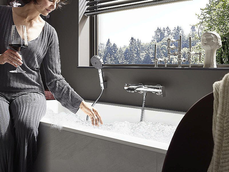 Душевая лейка Hansgrohe Pulsify Select Relaxation 24100000 хром купить в интернет-магазине сантехники Sanbest