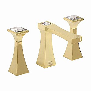 Смеситель для раковины на три отверстия Migliore Opera ML.OPR-6012K золото купить в интернет-магазине сантехники Sanbest