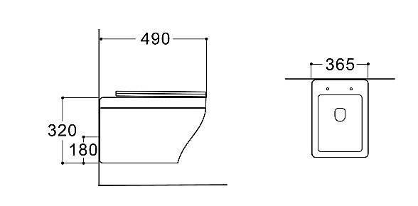 Унитаз с инсталляцией Aquatek Амадео SET AQUATEK АМАДЕО cm белый, с крышкой микролифт, безободковый купить в интернет-магазине Sanbest