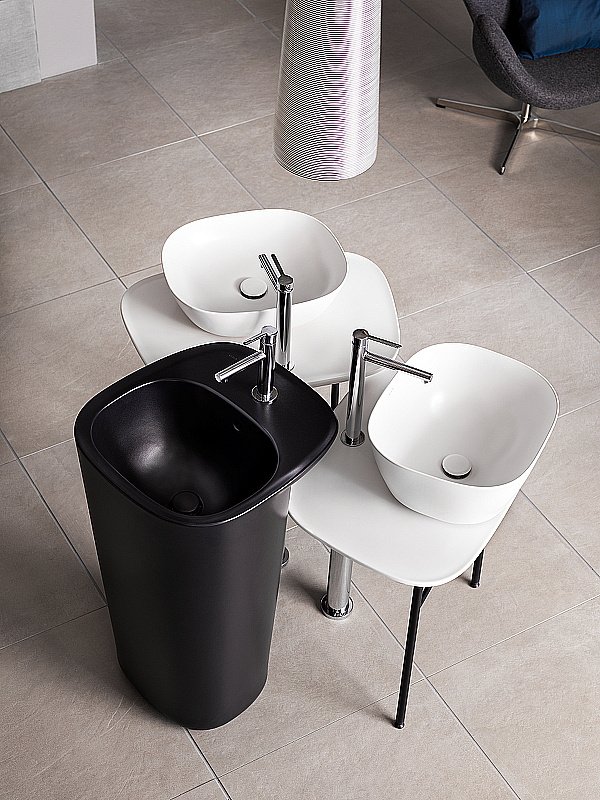 Раковина накладная Vitra Plural 45 7811B401-0016 белая матовая купить в интернет-магазине Sanbest