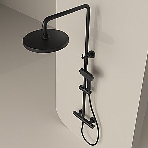 Душевая система Sancos Teo SC11001MB черный матовый купить в интернет-магазине сантехники Sanbest