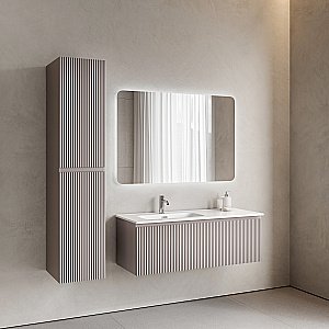 Тумба с раковиной Sancos Snob R 1.0 SNR1.0120LSM/SNR1.0120RSM Doha Soft для ванной в интернет-магазине Sanbest