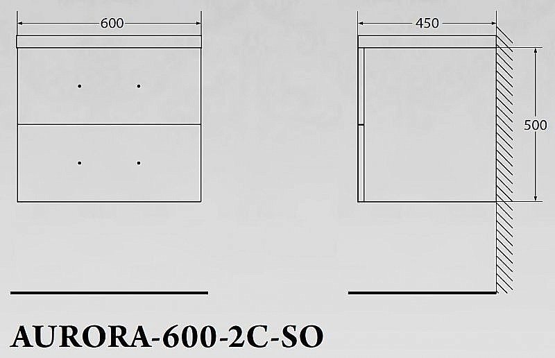 Тумба с раковиной BelBagno Aurora 70 для ванной в интернет-магазине Sanbest