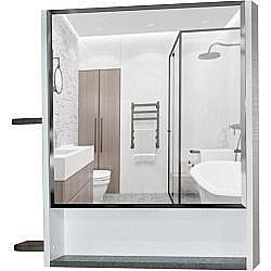 Зеркальный шкаф Mixline Сура 539803 70 купить в интернет-магазине сантехники Sanbest