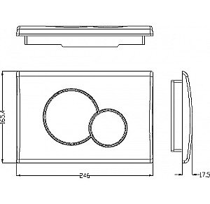 Инсталляция для унитаза WeltWasser WW MARBERG 507 RD с кнопкой купить в интернет-магазине сантехники Sanbest