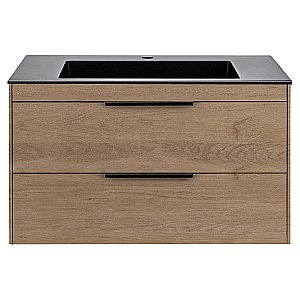 Тумба с раковиной Vincea Chiara 2D 800 N.Oak для ванной в интернет-магазине Sanbest