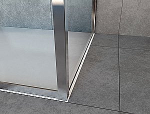 Душевой уголок Vincea GARDA VSR-1G21018CL 180x100 стекло прозрачное/профиль хром купить в интернет-магазине Sanbest