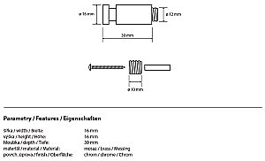 Крючок Bemeta Omega 104506092 купить в интернет-магазине сантехники Sanbest