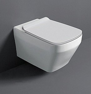 Унитаз подвесной SIMAS Baden Baden BB18bi безободковый, белый купить в интернет-магазине Sanbest