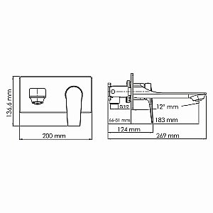 Смеситель для раковины WasserKRAFT Lopau 3230 хром купить в интернет-магазине сантехники Sanbest
