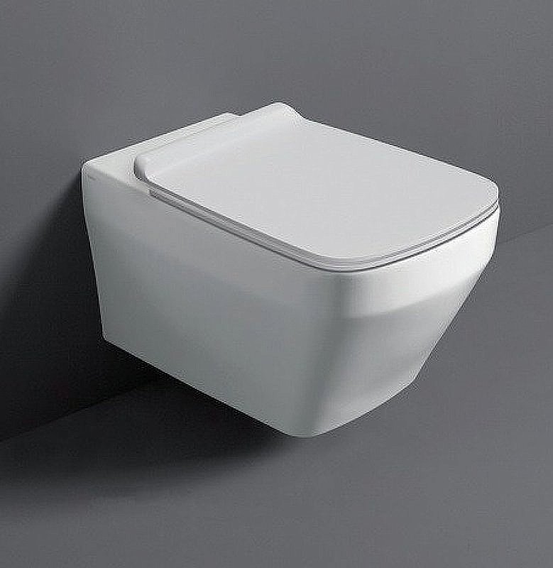 Унитаз подвесной SIMAS Baden Baden BB18bi безободковый, белый купить в интернет-магазине Sanbest