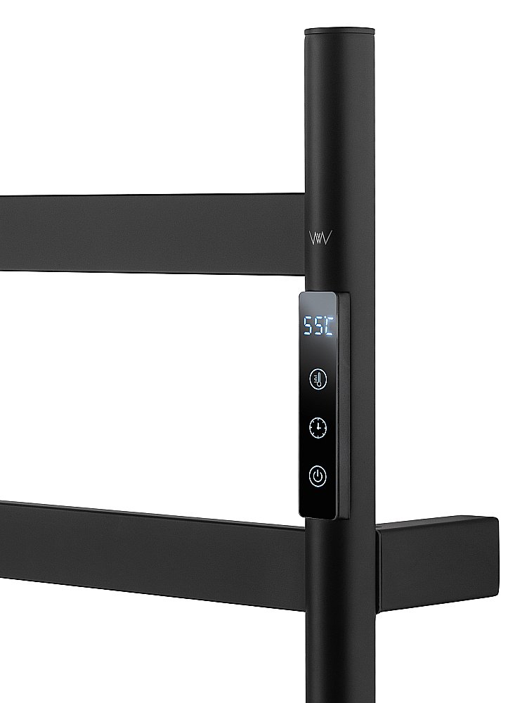 Полотенцесушитель электрический WONZON & WOGHAND ESSEN, Черный матовый (WW-A405-MB) купить в интернет-магазине сантехники Sanbest