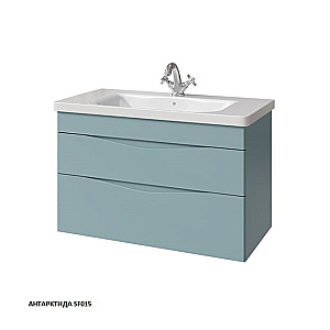 Тумба с раковиной Caprigo Lento 90 два ящика, цвет на выбор для ванной в интернет-магазине Sanbest