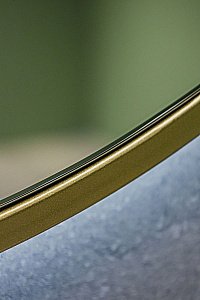 Зеркало Art&Max ASTI AM-Ast-800-DS-FNC-Gold в ванную от интернет-магазине сантехники Sanbest