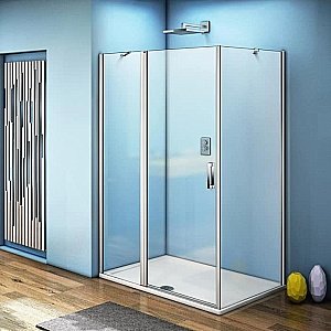 Душевой уголок Good door FANTASY WTW+SP 110x80 прозрачный купить в интернет-магазине Sanbest