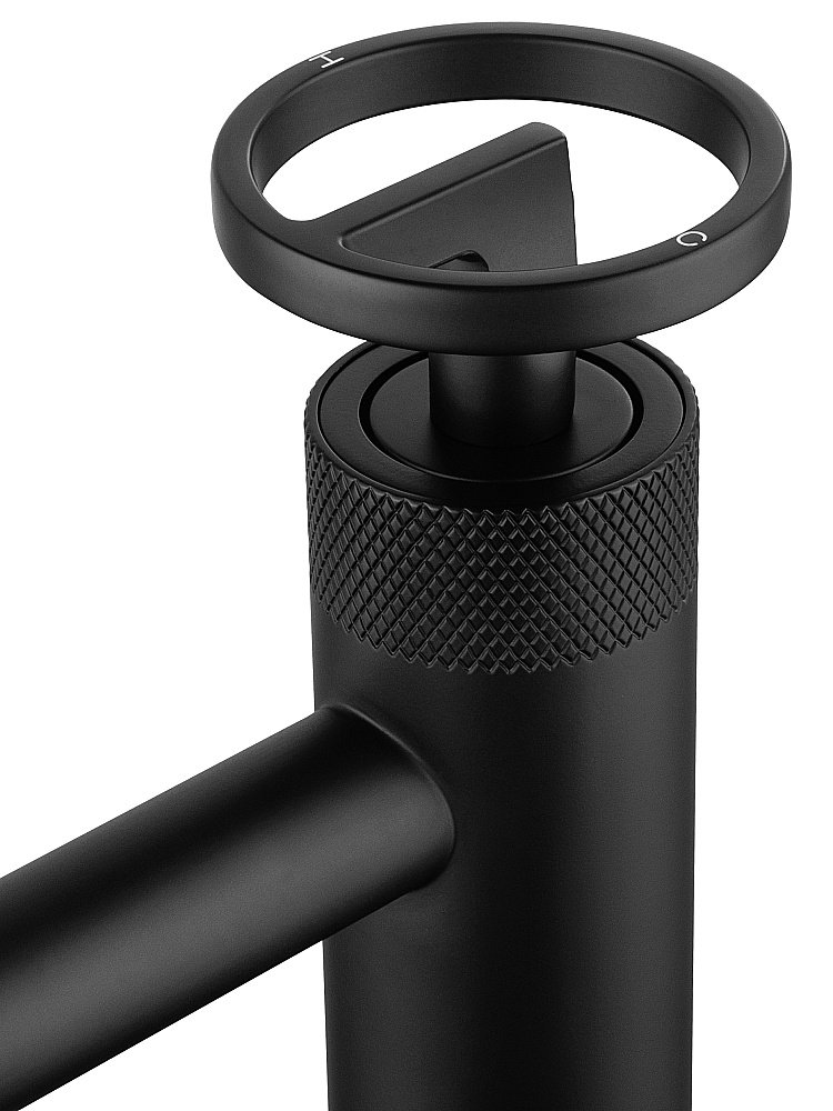 Смеситель для раковины WONZON & WOGHAND WW-H1065-MB черный матовый купить в интернет-магазине сантехники Sanbest
