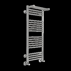 Полотенцесушитель водяной с полочкой Terminus Аврора П20 400х1000 купить в интернет-магазине сантехники Sanbest