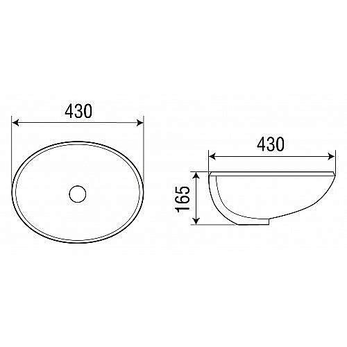 Раковина WeltWasser WW DEILBACH 6028 43 белая купить в интернет-магазине Sanbest
