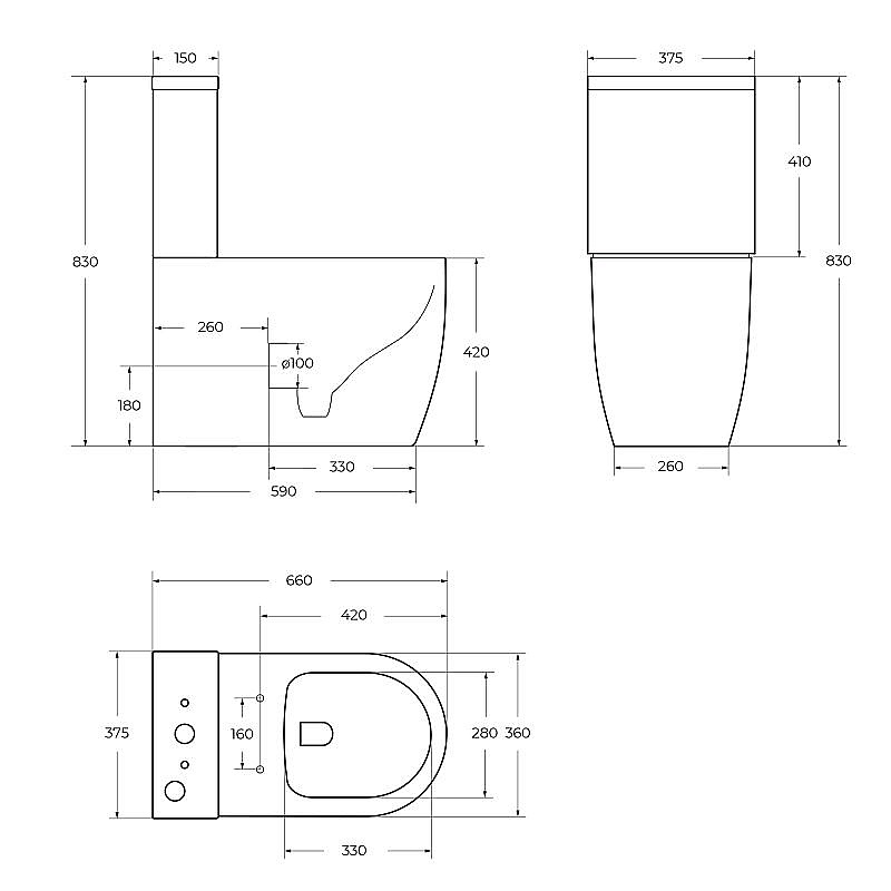 Унитаз BelBagno MARINO BB105CPR/BB105SC безободковый, с бачком, с крышкой микролифт, белый купить в интернет-магазине Sanbest