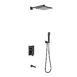 Душевая система Berges NARDIS 3S 71006 черная матовая купить в интернет-магазине сантехники Sanbest