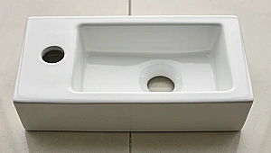 Раковина подвесная Vincea 37 VBS-133R/L белая купить в интернет-магазине Sanbest