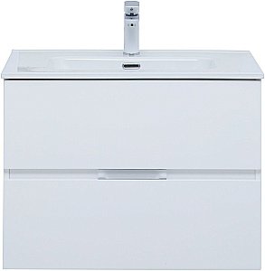 Тумба с раковиной Aquanet Алвита New 303909 70 белый матовый для ванной в интернет-магазине Sanbest