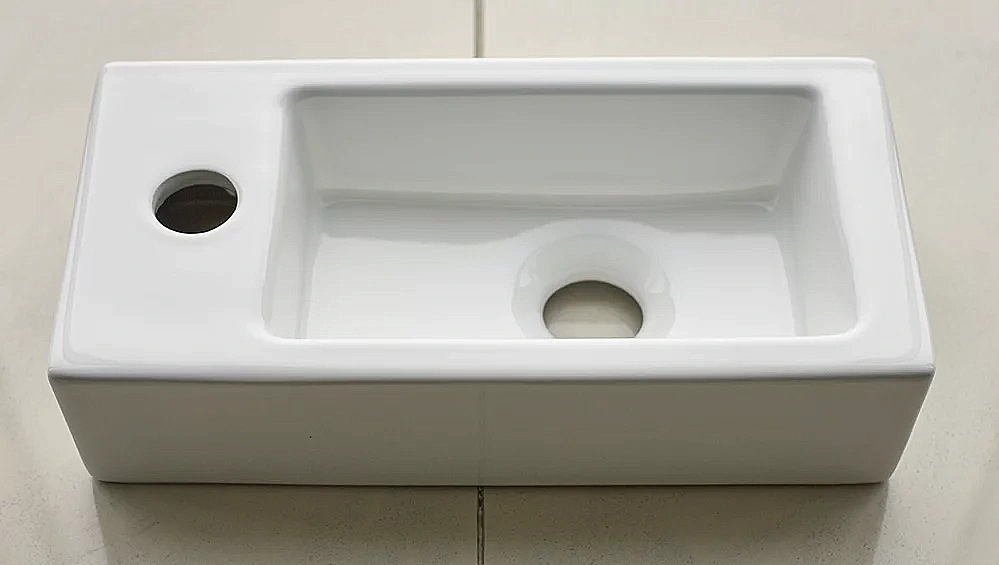 Раковина подвесная Vincea 37 VBS-133R/L белая купить в интернет-магазине Sanbest