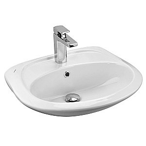 Раковина Santek Бриз 55 1.WH11.0.460 на пьедестале белая купить в интернет-магазине Sanbest