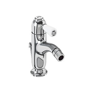 Смеситель для биде Burlington CH23 хром/ручка белая купить в интернет-магазине сантехники Sanbest